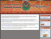 Tablet Screenshot of persianatesocieties.org
